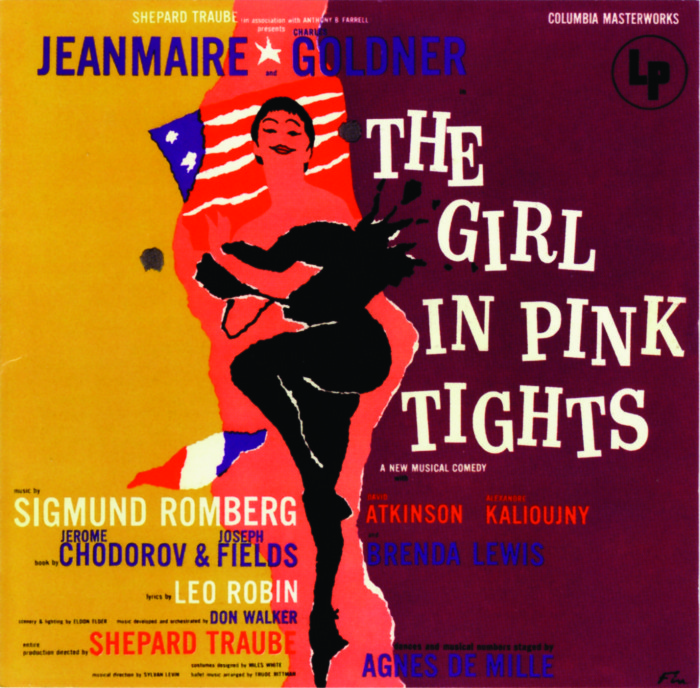 LP cover of "The Girl in Pink Tights."
