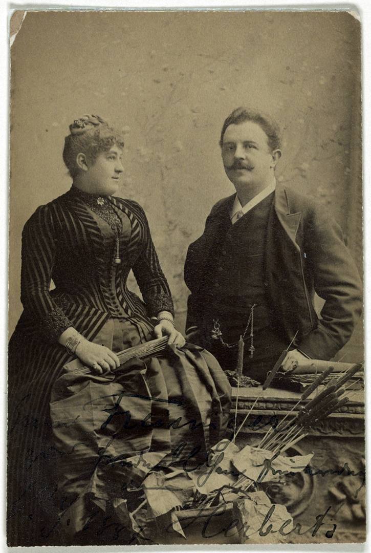 Victor Herbert and Therese Herbert-Förster, 1887.