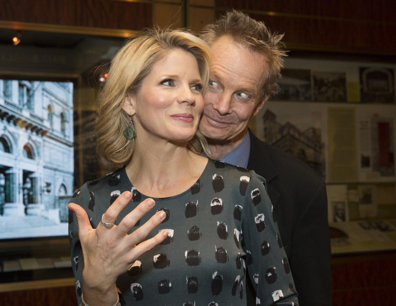  Kelli O’Hara and Bill Irwin at the "Babes in Toyland" performance, 2017. (Photo: Erin Baiano) 