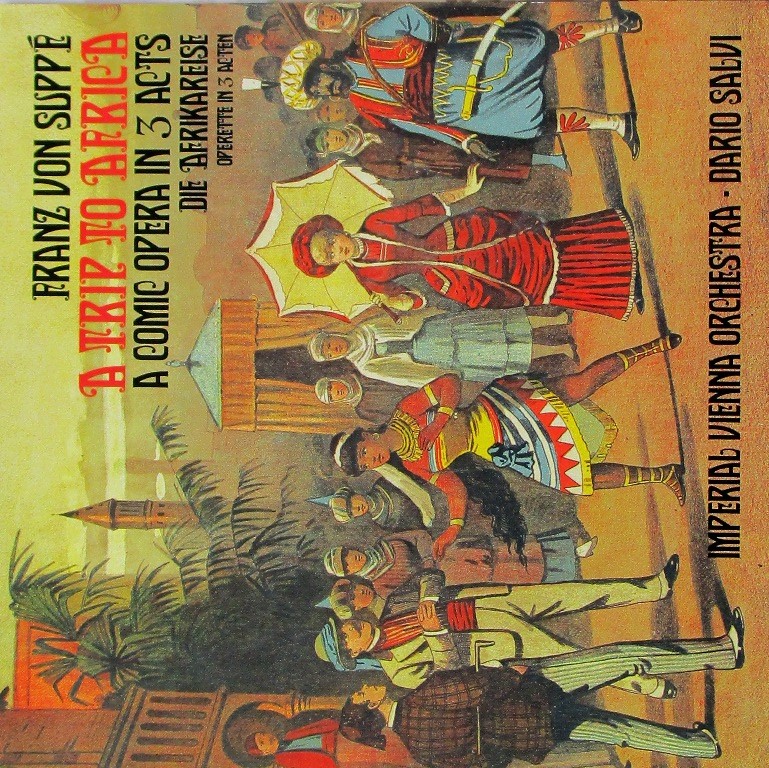 CD cover for "A Trip to Africa" with the Imperial Vienna Orchestra.