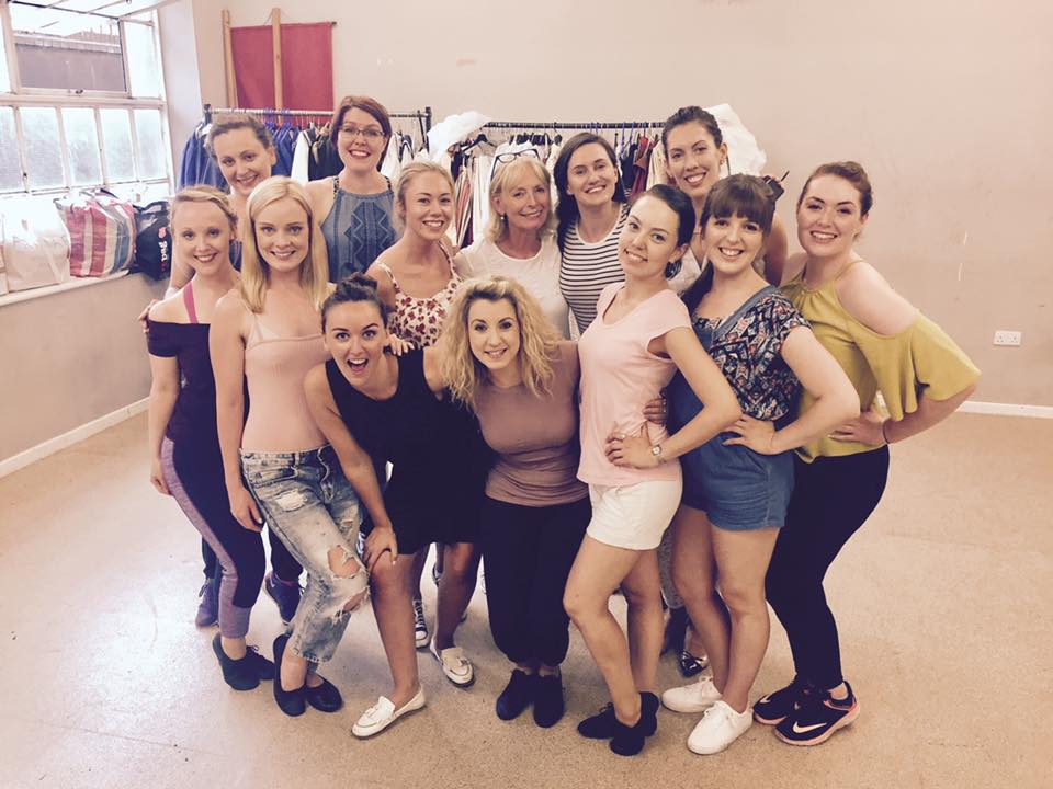 The ladies of the NG&SOC have been 'climbing over rocky mountain' in rehearsals with choreographer Mary MacDonagh. (Photo: National Gilbert & Sullivan Opera Company)