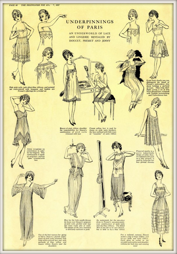 Ladie's underwear ad from 1917.