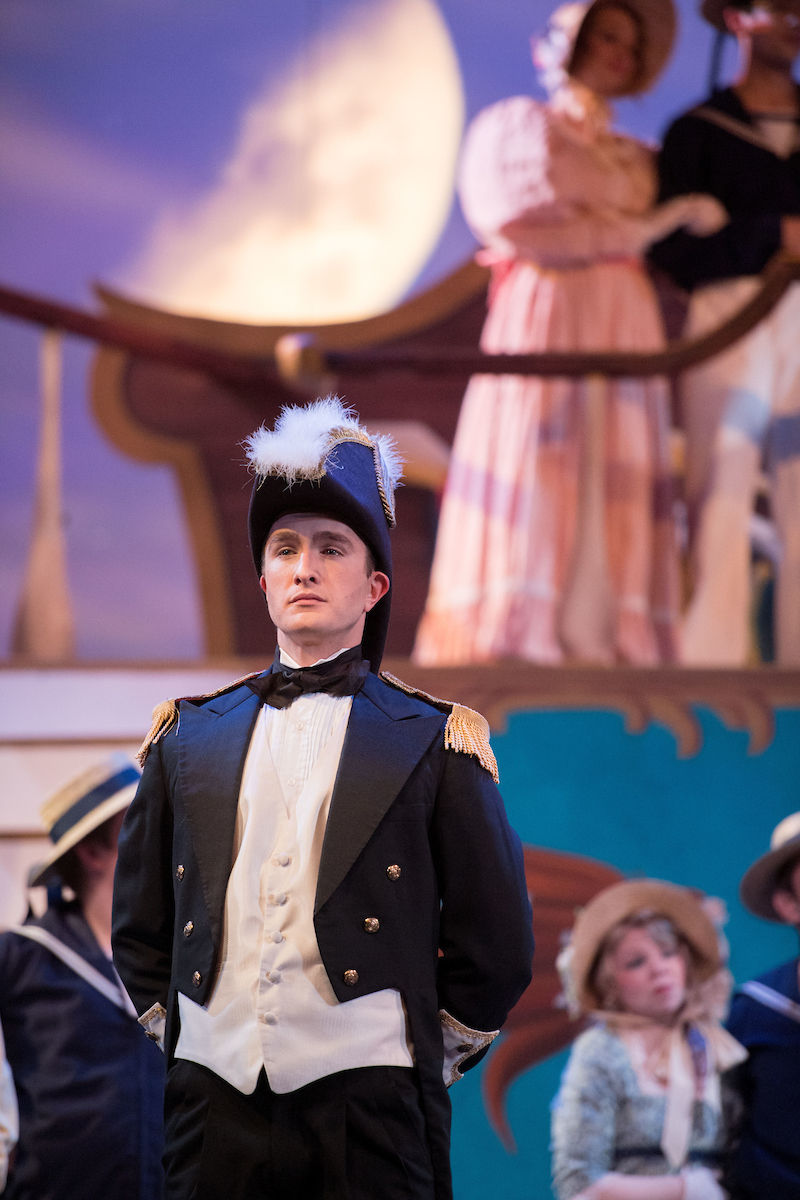 Stephen Faulk in "HMS Pinafore" at the Ohio Light Opera, 2017. (Photo: Matt Dilyard)
