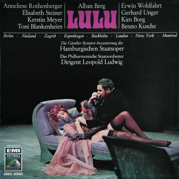 The cover of the 1968 recording of "Lulu" from the Hamburg State Opera. (EMI)