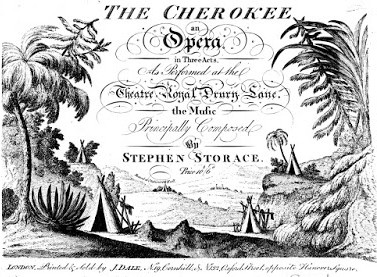 The score for "The Cherokee." (Photo: Kurt Gänzl Archive)