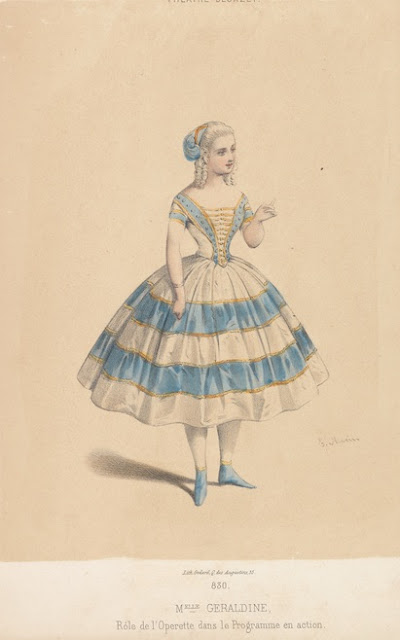 A picture of Mlle Géraldine in an operetta role at the Déjazet. (Photo: Archive Kurt Gänzl)