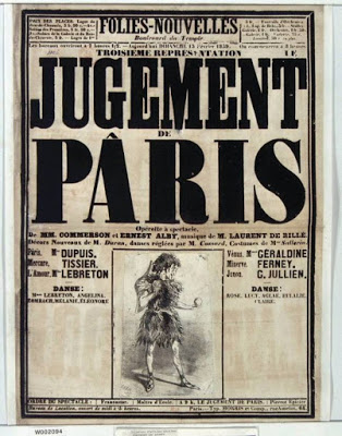 Advertisement for the "Jugement of Paris" in Folies-Nouvelles. (Photo: Archive Kurt Gänzl)