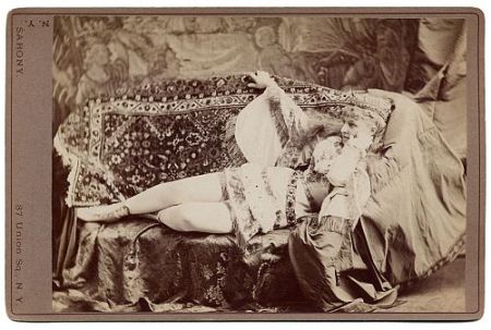 Amy Sheridan in "The Black Crook." (Photo: Sarony, New York, 1872)
