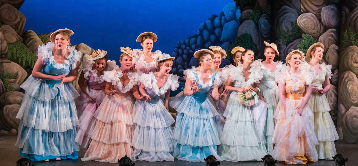 The chorus ladies in "Pirates of Penzance," National G & S Opera Company. (Photo: Jane Stokes)