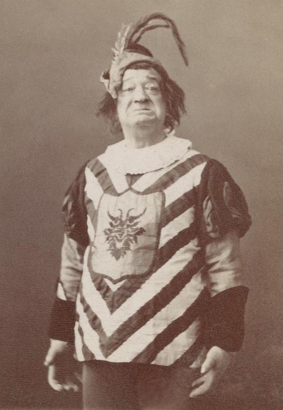 Joseph Kelm in costume; he played Sancho Pança in Hervé's "Don Quichotte." It's considered by some to be the first "operetta."