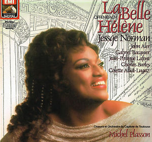 Jessye Norman on the cover of the 1985 recording of "La Belle Hélène." (Photo: EMI Music France)