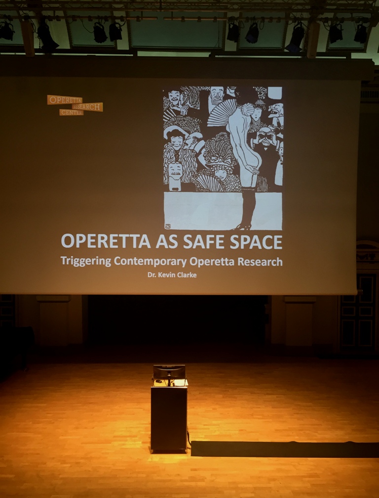 The presentation "Operetta as Safe Space" at Clothworkers’ Centenary Concert Hall. (Photo: Private)