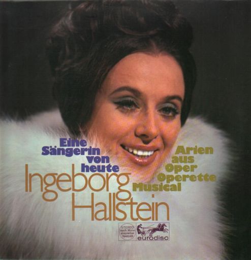 A typical Ingeborg Hallstein record cover from the 1970s.