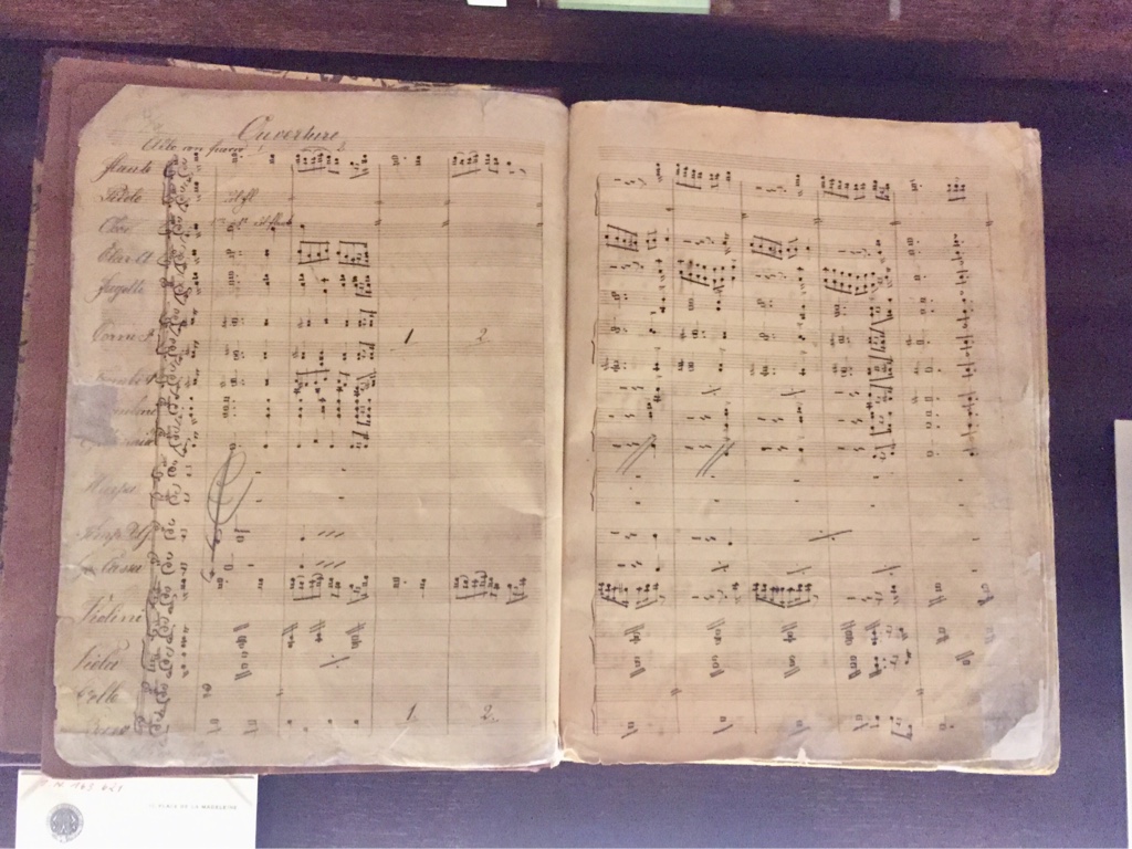 The full score for "Orpheus in der Unterwelt" arranged/orchestrated by Carl Binder in 1860 for a Carl-Theater production in Vienna. (Photo: Operetta Research Center)