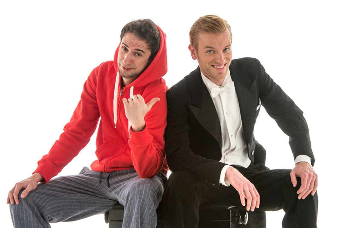Dominik Wagner (l.) and Benedikt Zeitner, the comedy team Ass-Dur. (Photo: Ottavio Tomasini)