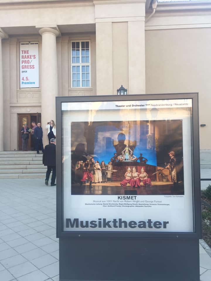 Advertisment for the 2019 "Kismet" production in Neustrelitz. (Photo: Private)