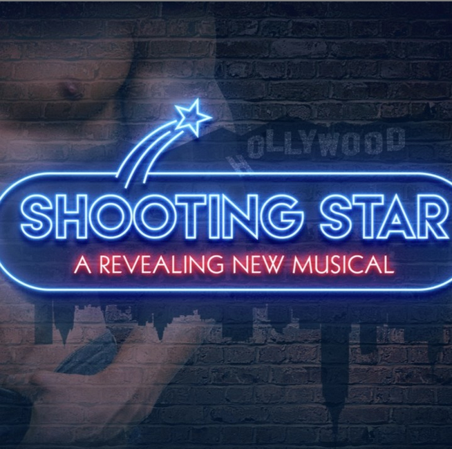 The poster design for "Shooting Star" in Los Angeles.