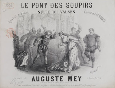 Sheet music cover for "Le pont des soupirs." (Photo: Archive Kurt Gänzl)