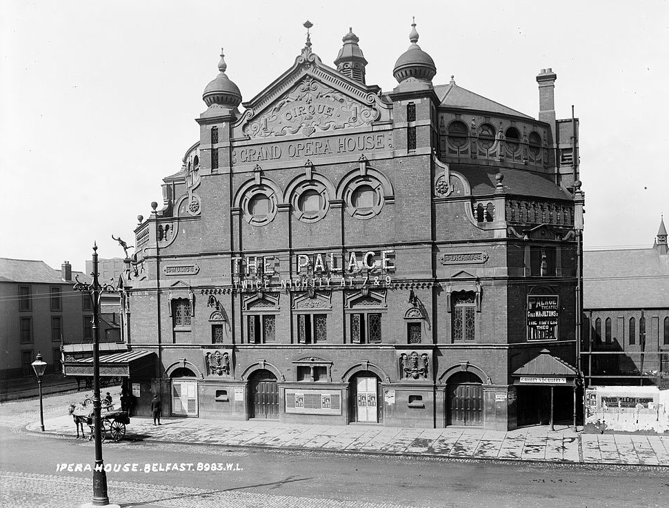 The Belfast Grand Opera House, in 1910. (Photo: National Library of Ireland)