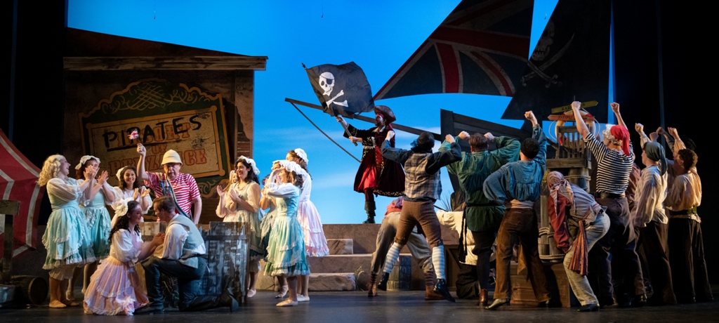 Scene from "Pirates of Penzance" at Ohio Light Opera, 2019. (Photo: Matt Dilyard)