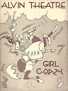 1931 program for the original "Girl Crazy" production on Broadway.