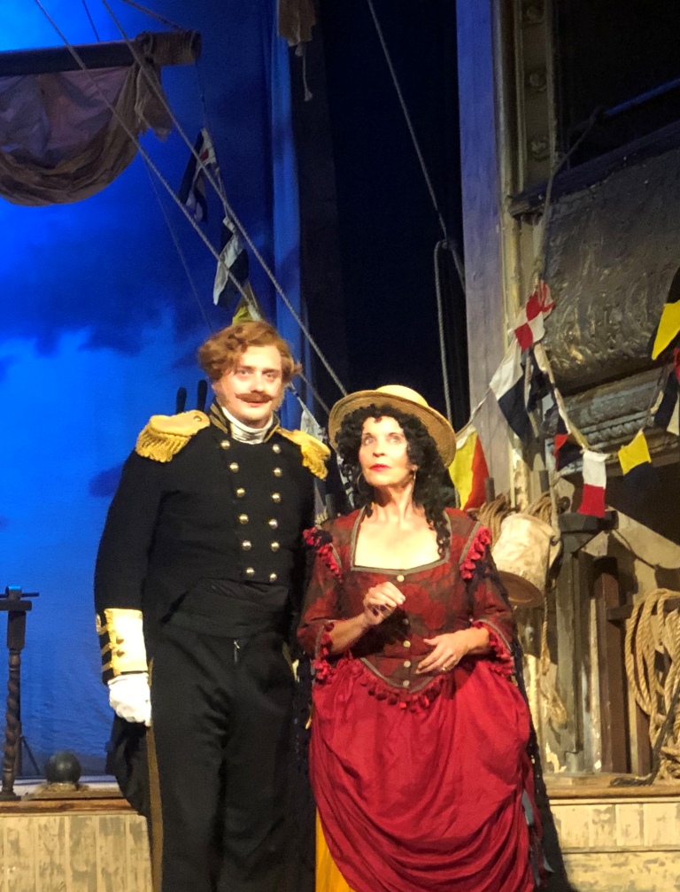  Matthew Siveter and Louise Crane in "HMS Pinafore." (Photo: Opera della Luna)