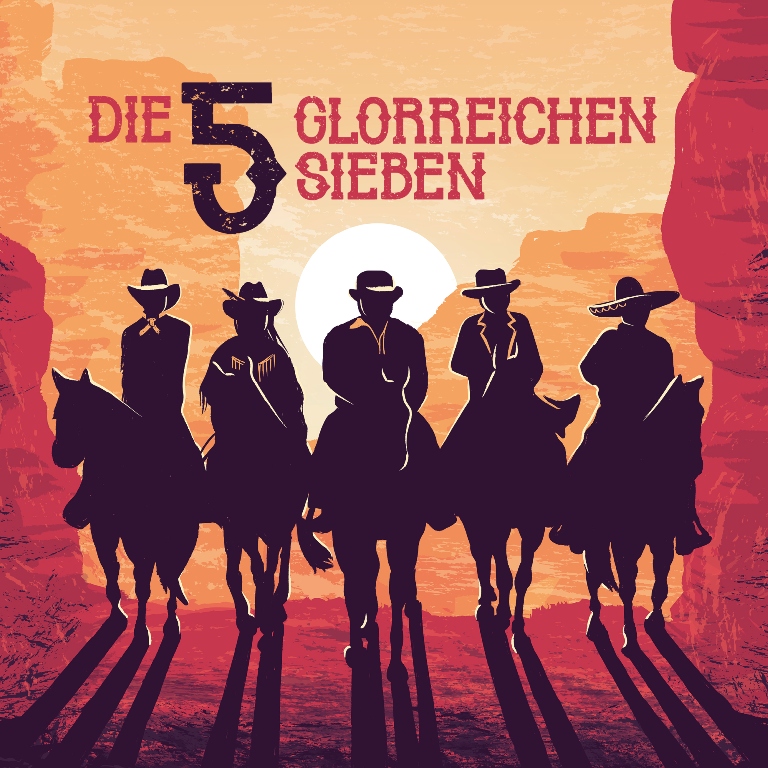 The poster for "Die 5 glorreichen Sieben" at Bar jeder Vernunft (Photo: upstruct.com)