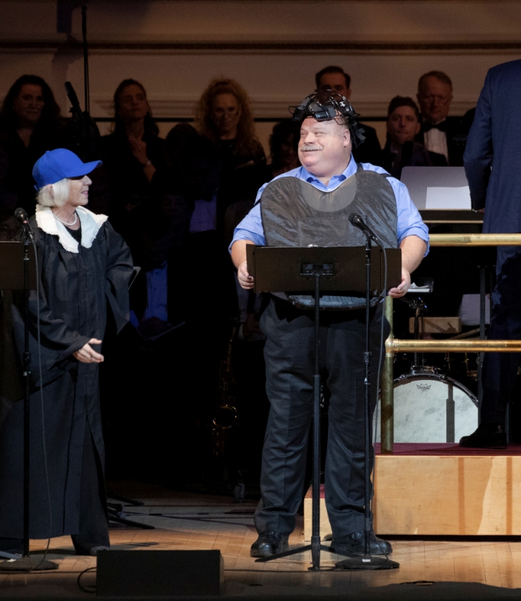 Kevin Chamberlin in "Let 'Em Eat Cake" at Carnegie Hall, 2019. (Photo: Erin Baiano)
