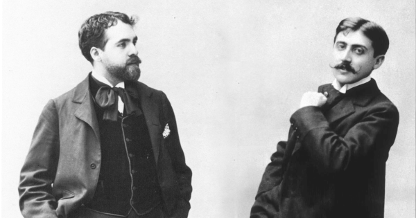 The young Reynaldo Hahn (l.) and his lover Marcel Proust