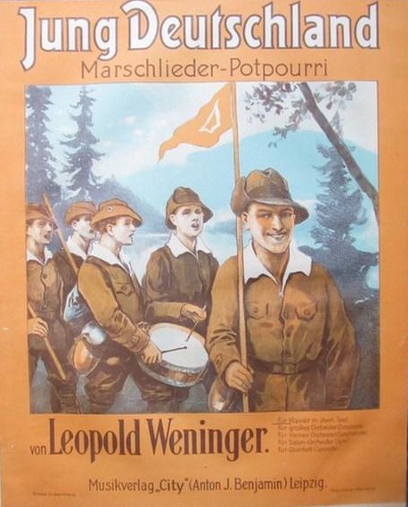 An edition of marching songs by Leopold Weninger called "Young Germany."