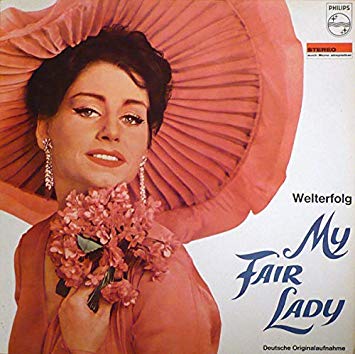 One of many "My Fair Lady" recordings on LP, this one in German.