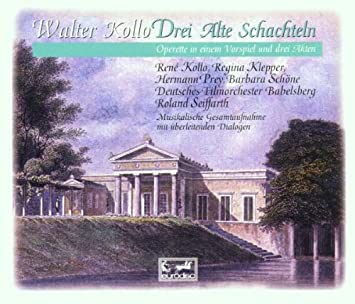 The 1992 recording of "Drei alte Schachteln" with René Kollo. (Photo: Eurodisc)