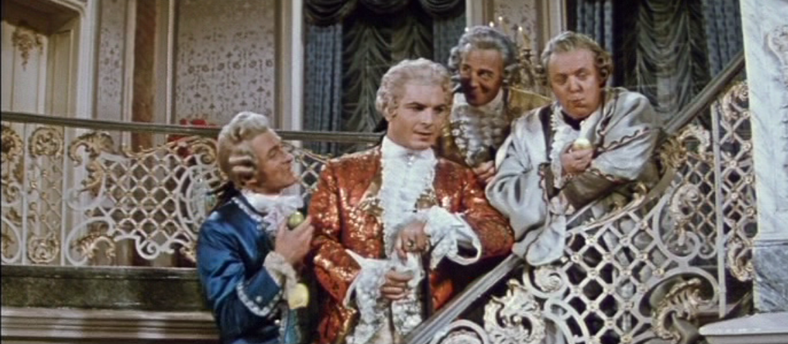 The world of the aristocracy in "Die schöne Lurette." (Photo: Screenshot from the 1960 DEFA film version)