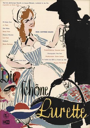 Poster for the 1960 DEFA movie "Die schöne Lurette."