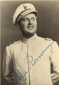 The tenor Helge Rosvaenge in a early fan postcard.