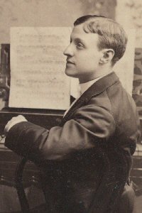 Composer Edward Solomon in 1875.