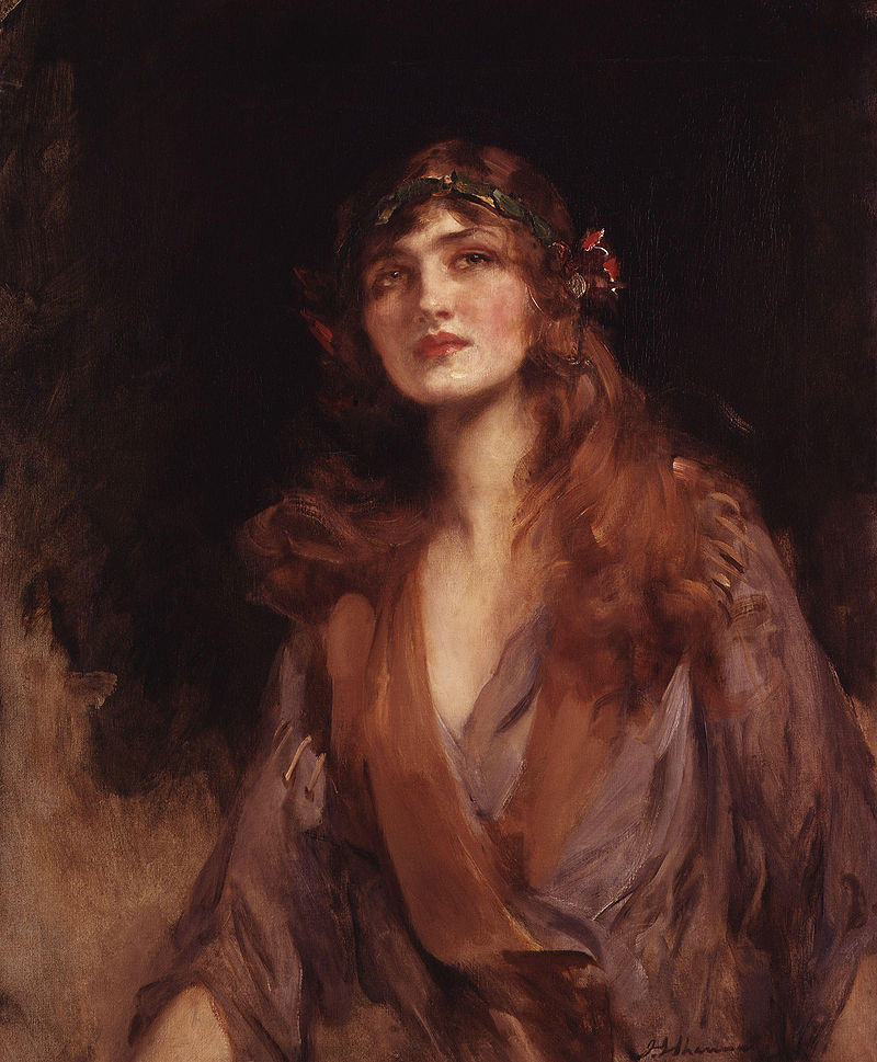 Lily Elsie (Mrs Bullough), painted by Sir James Jebusa Shannon. (Photo: National Portrait Gallery)