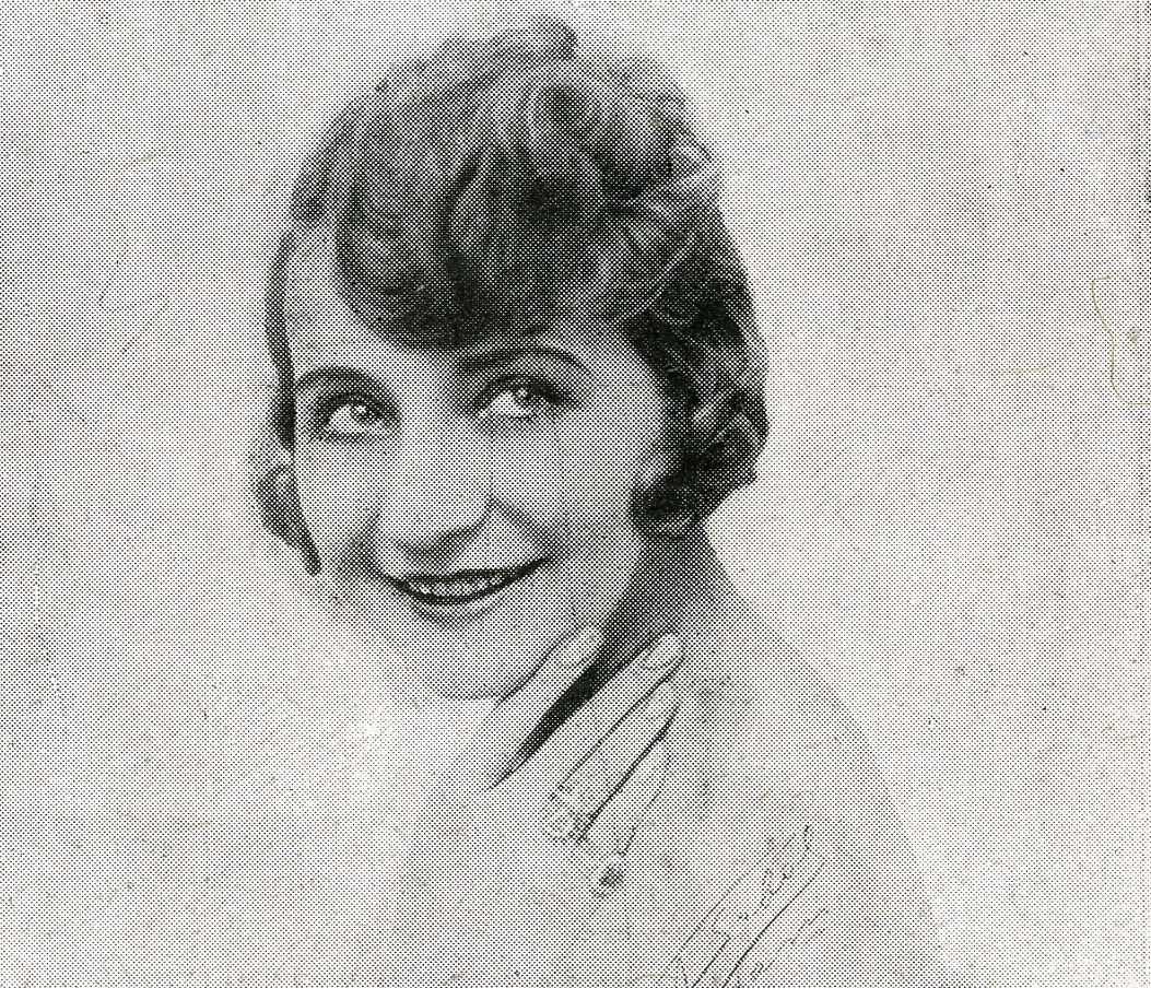 Renée Duler as seen in the original 1926 program of "Passionnément!" (Photo: Rubén Sobol)