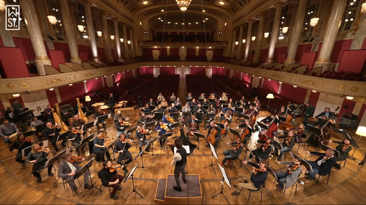 Lorenzo Viotti and the Wiener Symphoniker at the Konzerthaus. (Photo: YouTube/Screenshot)