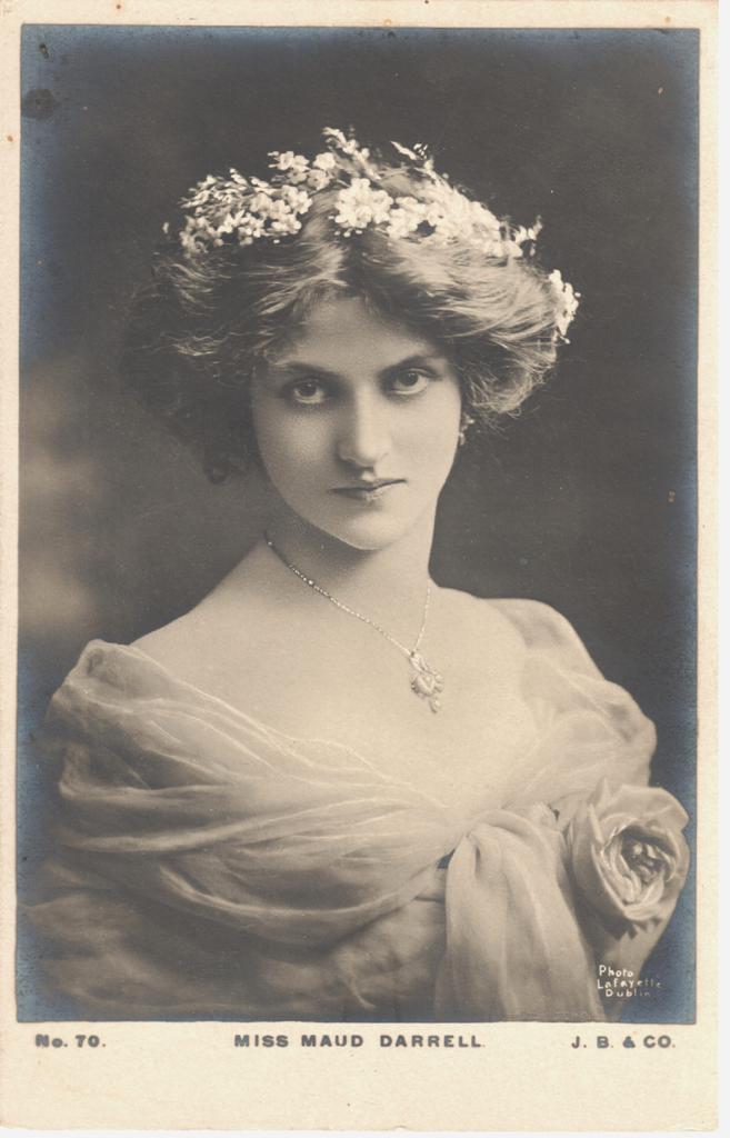 Miss Maud Darrell photographed by Lafayette, Dublin. (Photo: Thomas Krebs Archive)