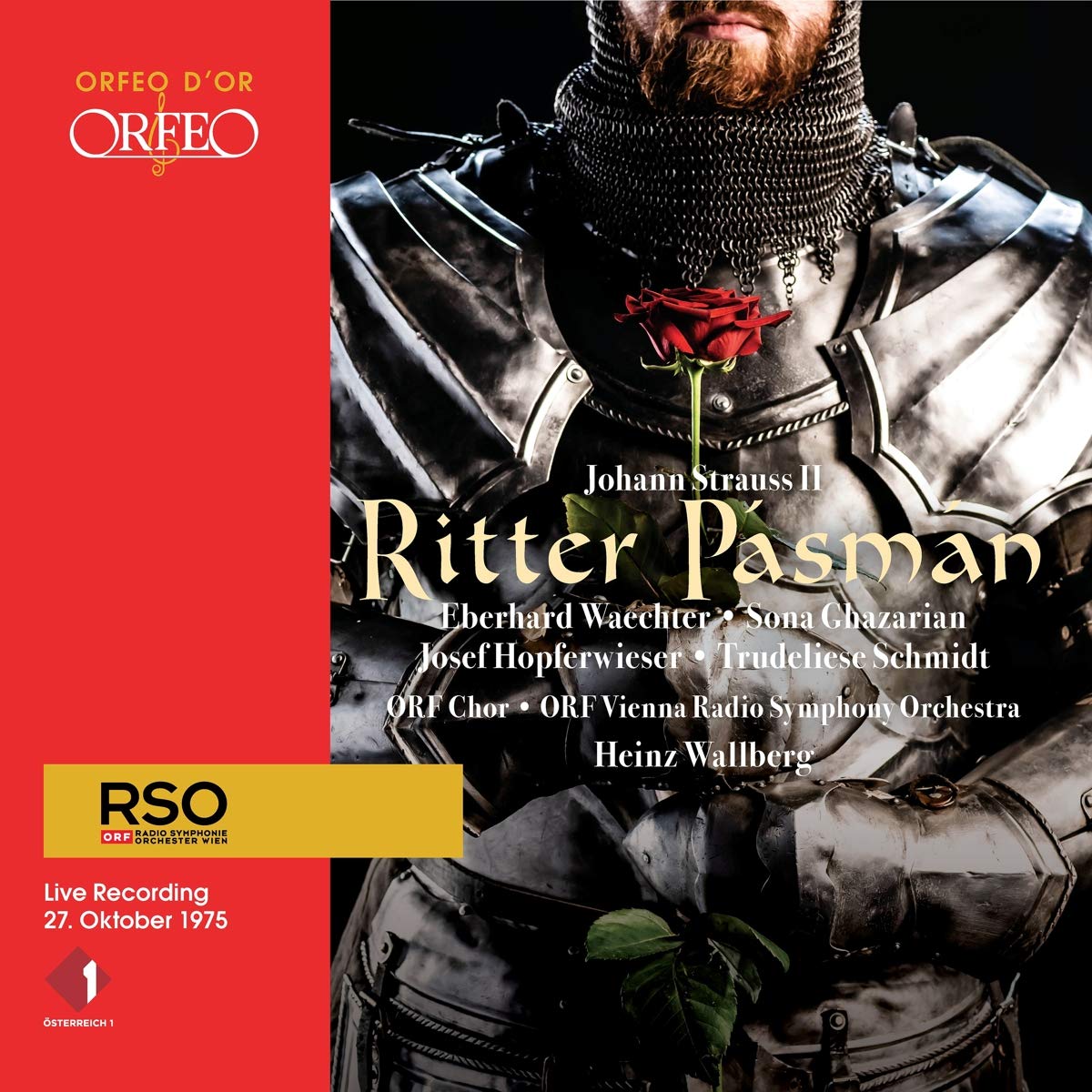 The CD cover of "Ritter Pásmán" with Eberhard Wächter in the title role. (Photo: Orfeo)