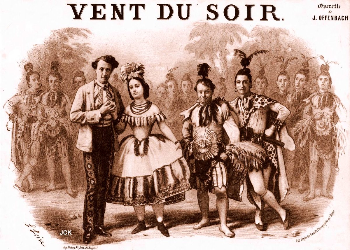 Sheet music cover for Offenbach's "Vent-du-soir ou l'horrible festin."