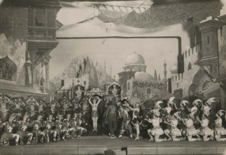 A scene from the original 1923 production of "Benamor." (Photo: Archive of SGAE / Teatro de la Zarzuela)