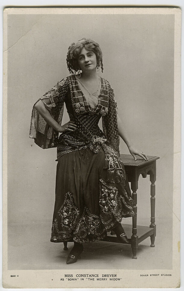 Constance Drever as The Merry Widow. (Photo: Ebay)