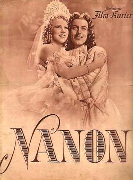 The cover of "Illustrierter Film-Kurier" with Johannes Heesters and Erna Sack in the 1938 Nazi film version of "Nanon." (Photo: Wiki Commons)