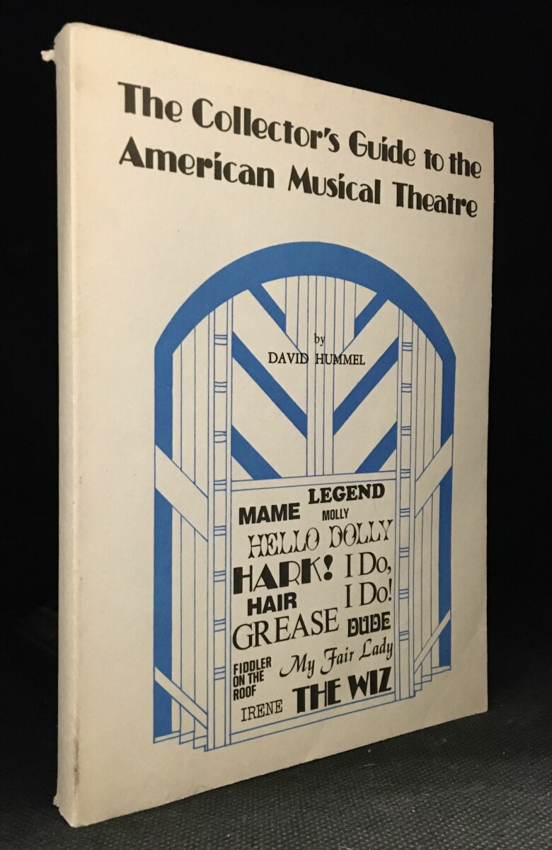 David Hummel's "The Collector's Guide to the American Musical Theatre" with its dust jacket. (Photo: Biblio.com)