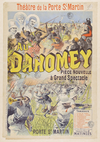 The “Au Dahomey” poster from 1892.