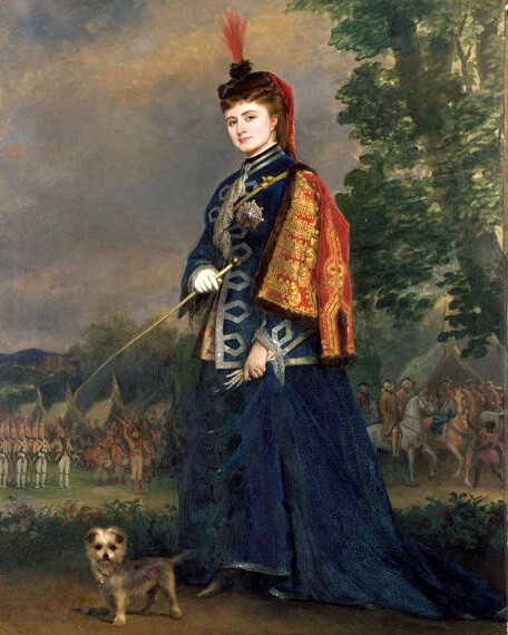 Hortense Schneider as dthe Grande Duchesse of Gerolstein. (Painting by Alexis Joseph Perignon)