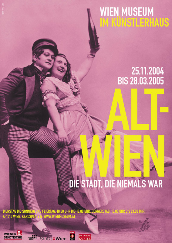 Poster for the exhibition "Alt-Wien: Die Stadt, die niemals war". (Photo: Wien Museum)