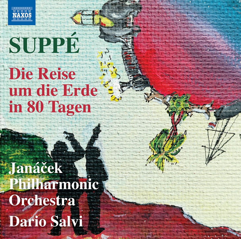Cover for Suppé's "Reise um die Erde in 80 Tagen". (Photo: Naxos)